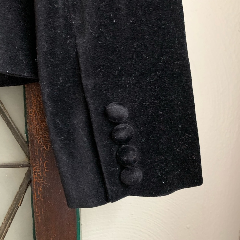 Double breasted velvet blazer - Picture 4 of 6